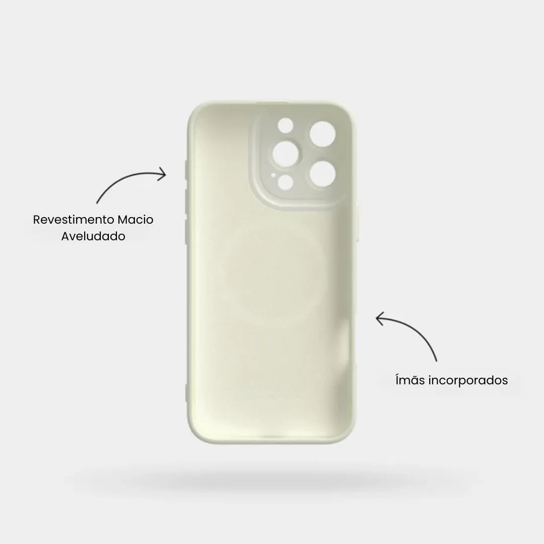 Case de Silicone Pupil Branco iPhone