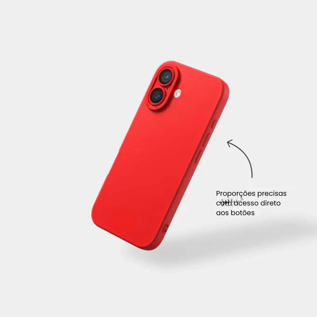 Case de Silicone Pupil Vermelho iPhone