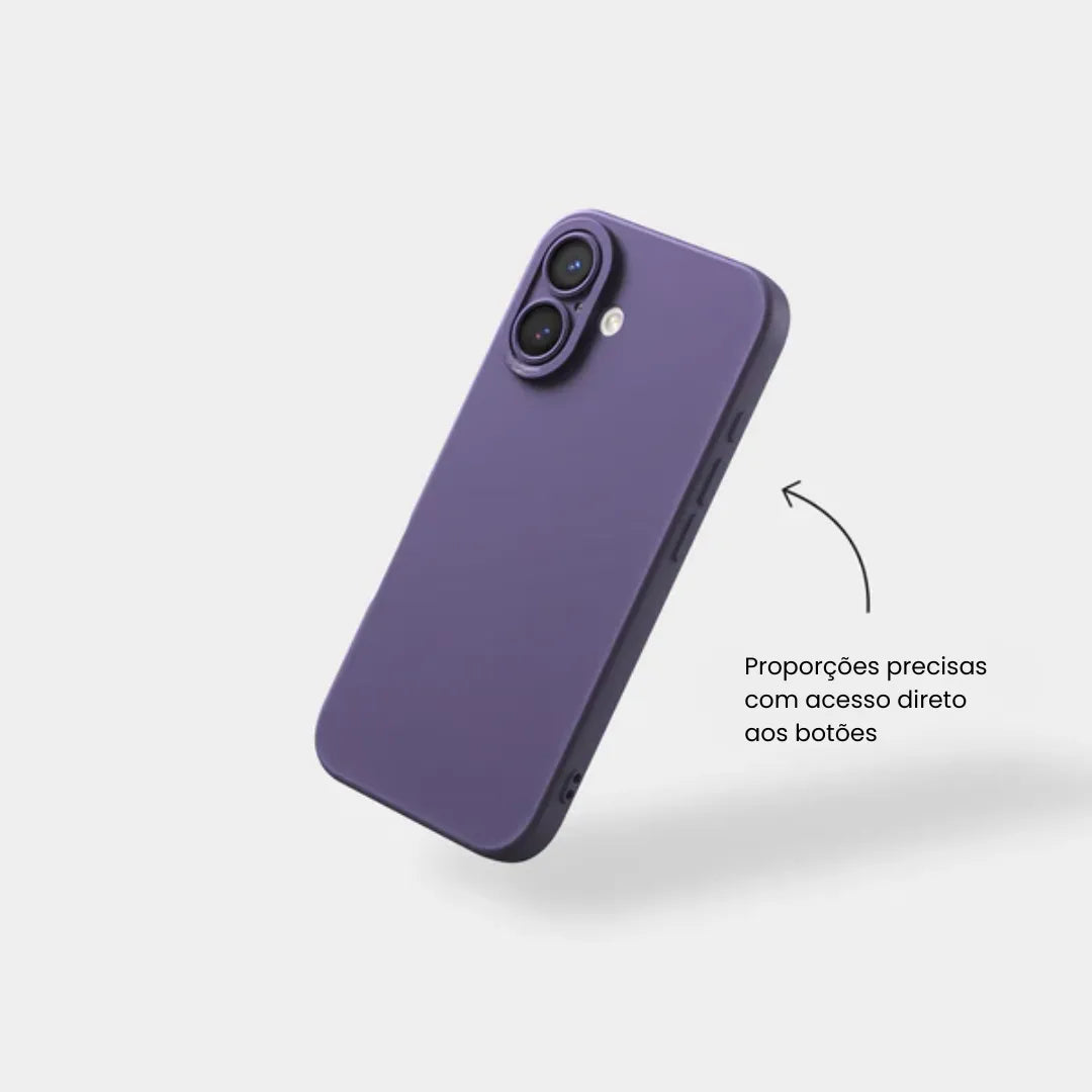 Case de Silicone Pupil Roxo iPhone