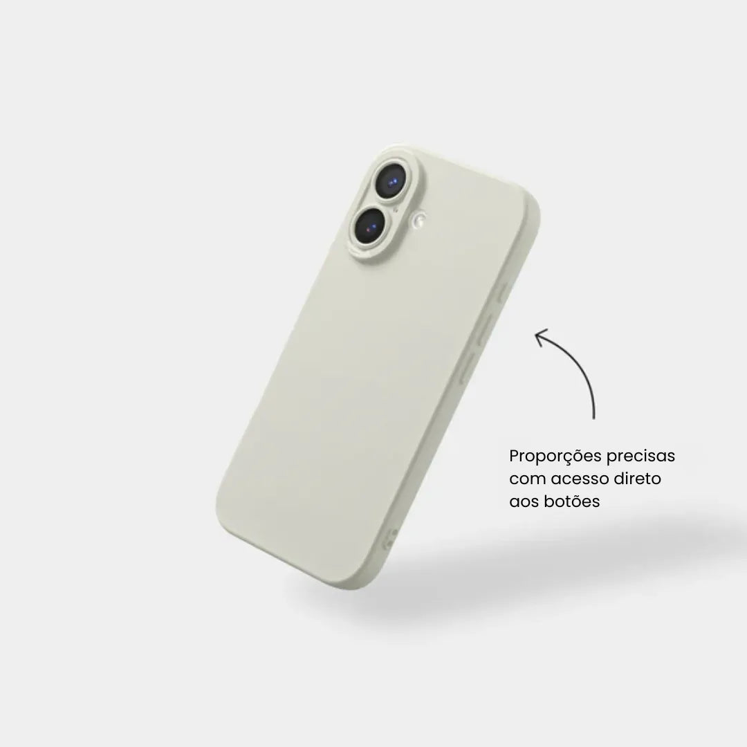 Case de Silicone Pupil Branco iPhone