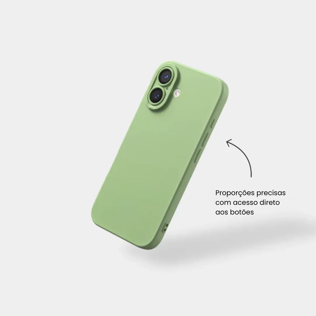 Case de Silicone Pupil Verde iPhone