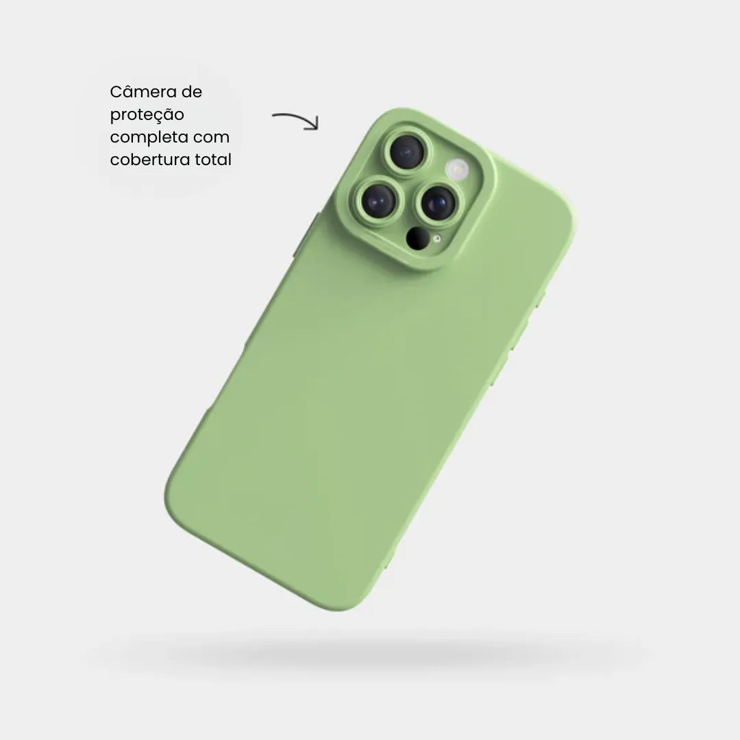 Case de Silicone Pupil Verde iPhone