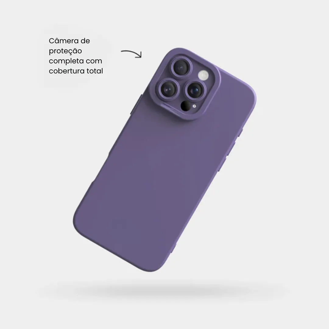 Case de Silicone Pupil Roxo iPhone