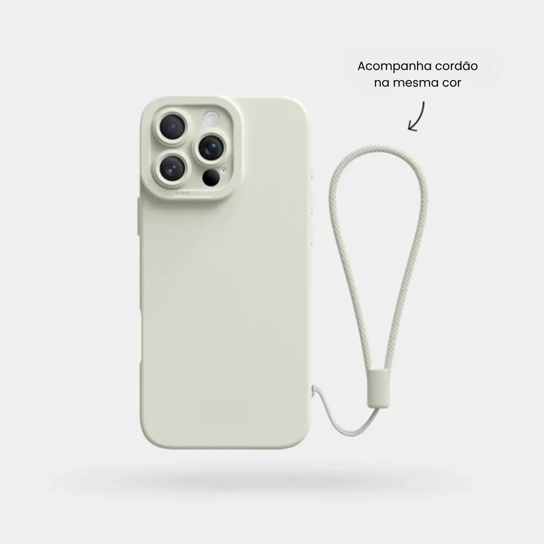 Case de Silicone Pupil Branco iPhone