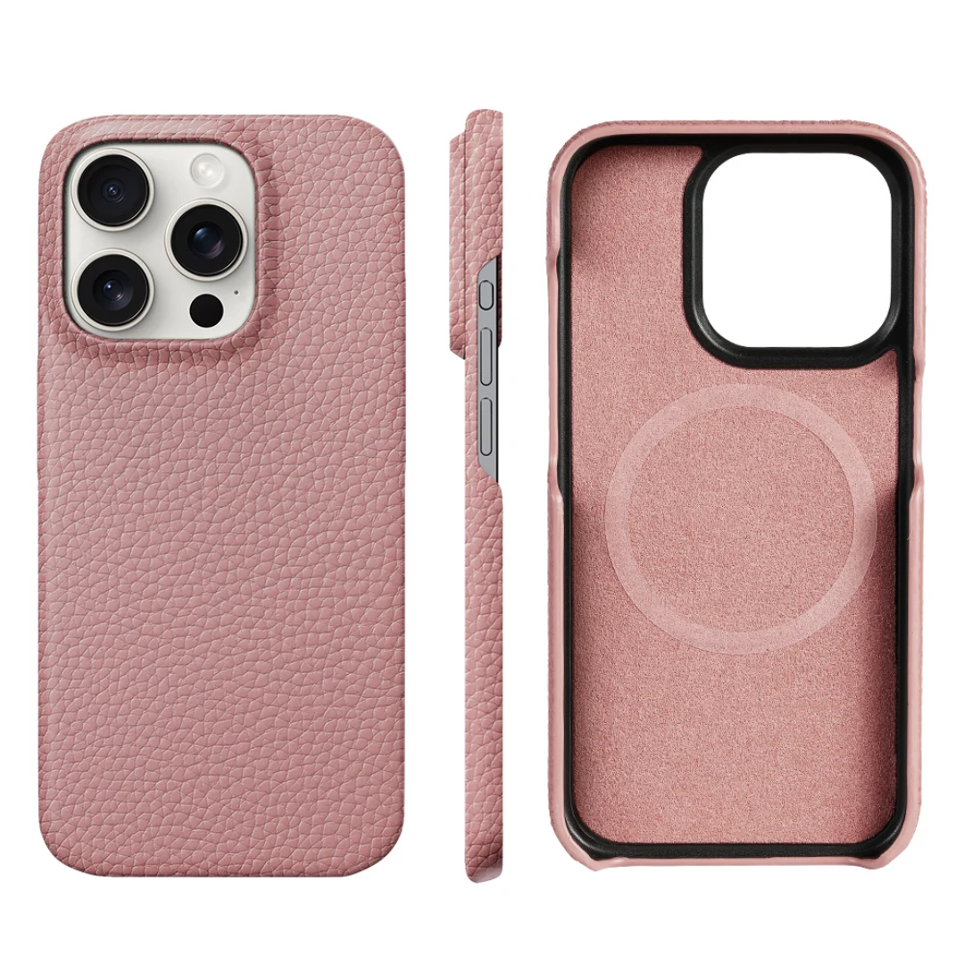 Case de Couro iPhone - Prestige Rosa