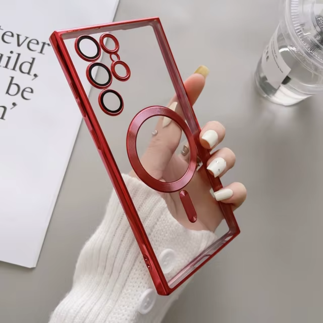 Case de Silicone Samsung - Moonlite Vermelho