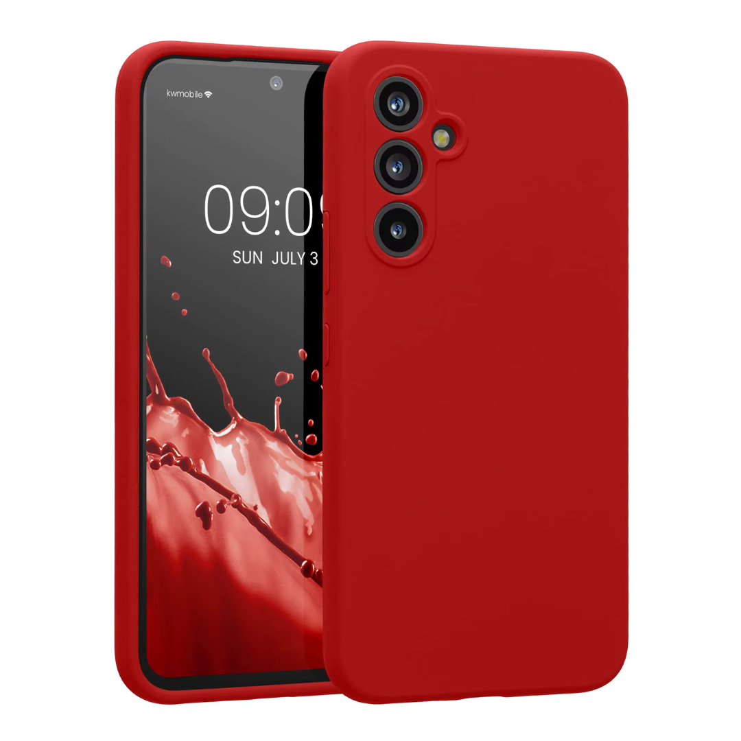 Case Samsung - Silicone Galaxy Vermelho
