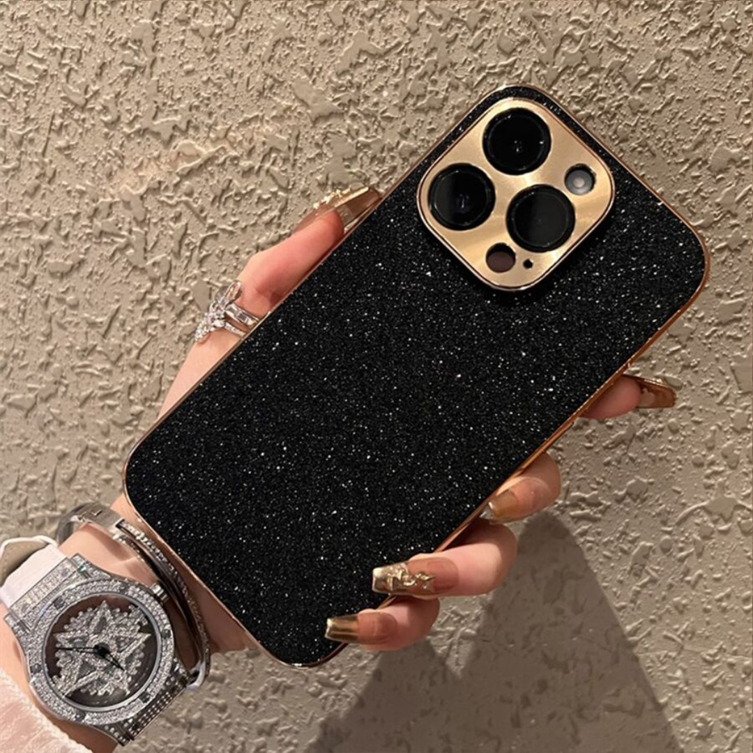 Case iPhone Glam - Strass Preto