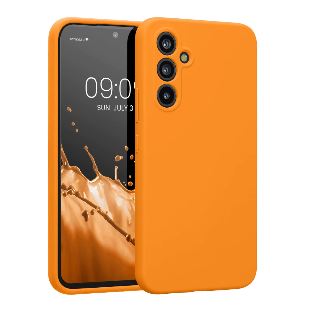 Case Samsung - Silicone Galaxy Laranja