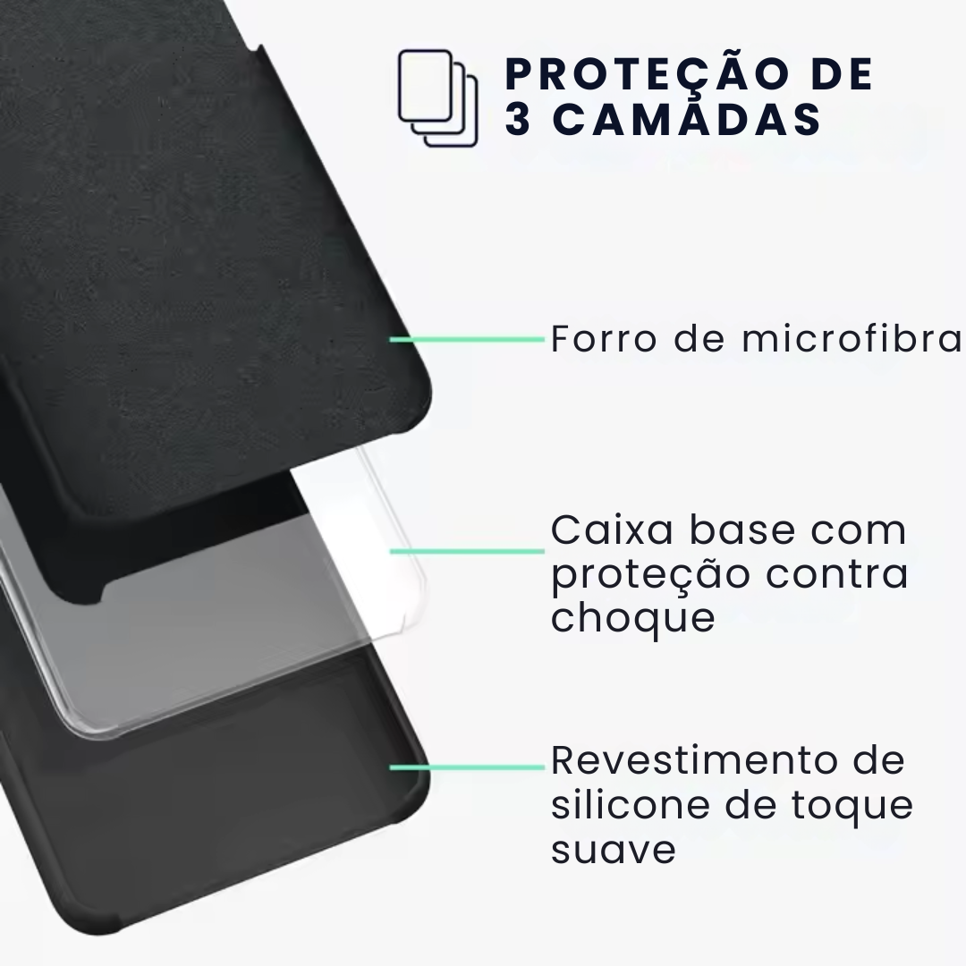 Case Samsung - Silicone Galaxy Estanho