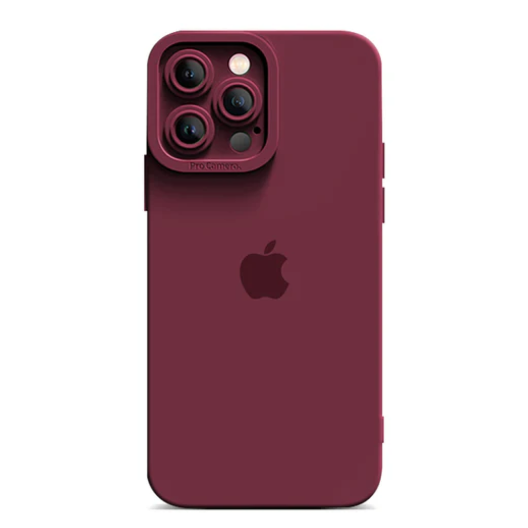 Case de Silicone Pupil Vinho iPhone