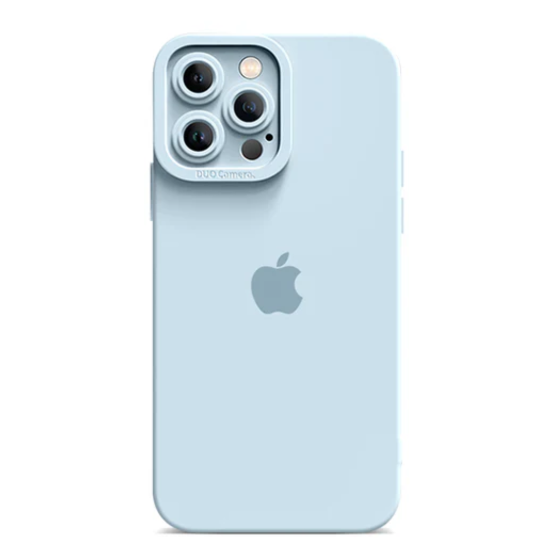 Case de Silicone Pupil Azul Bebê iPhone