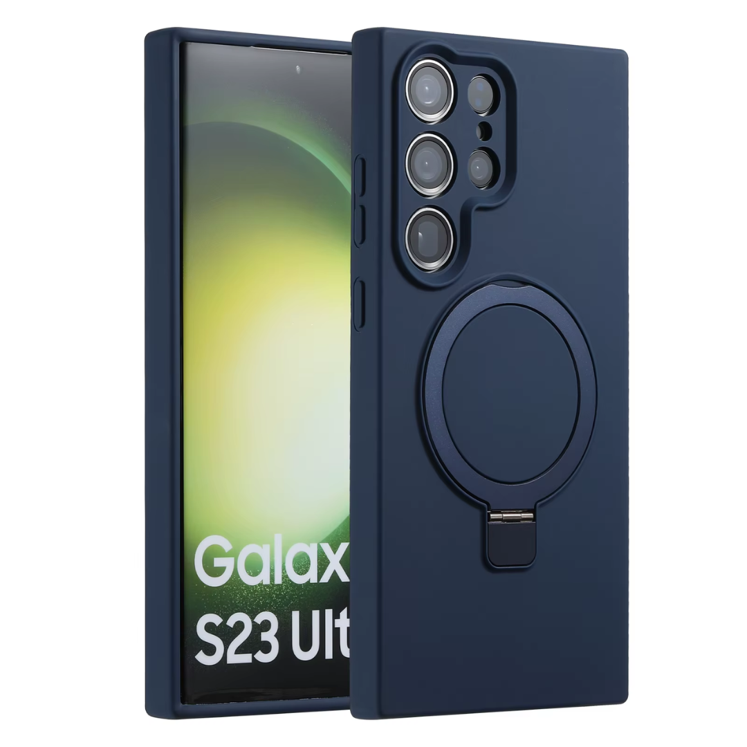 Case de Silicone Samsung - Opal Touch Azul Marinho