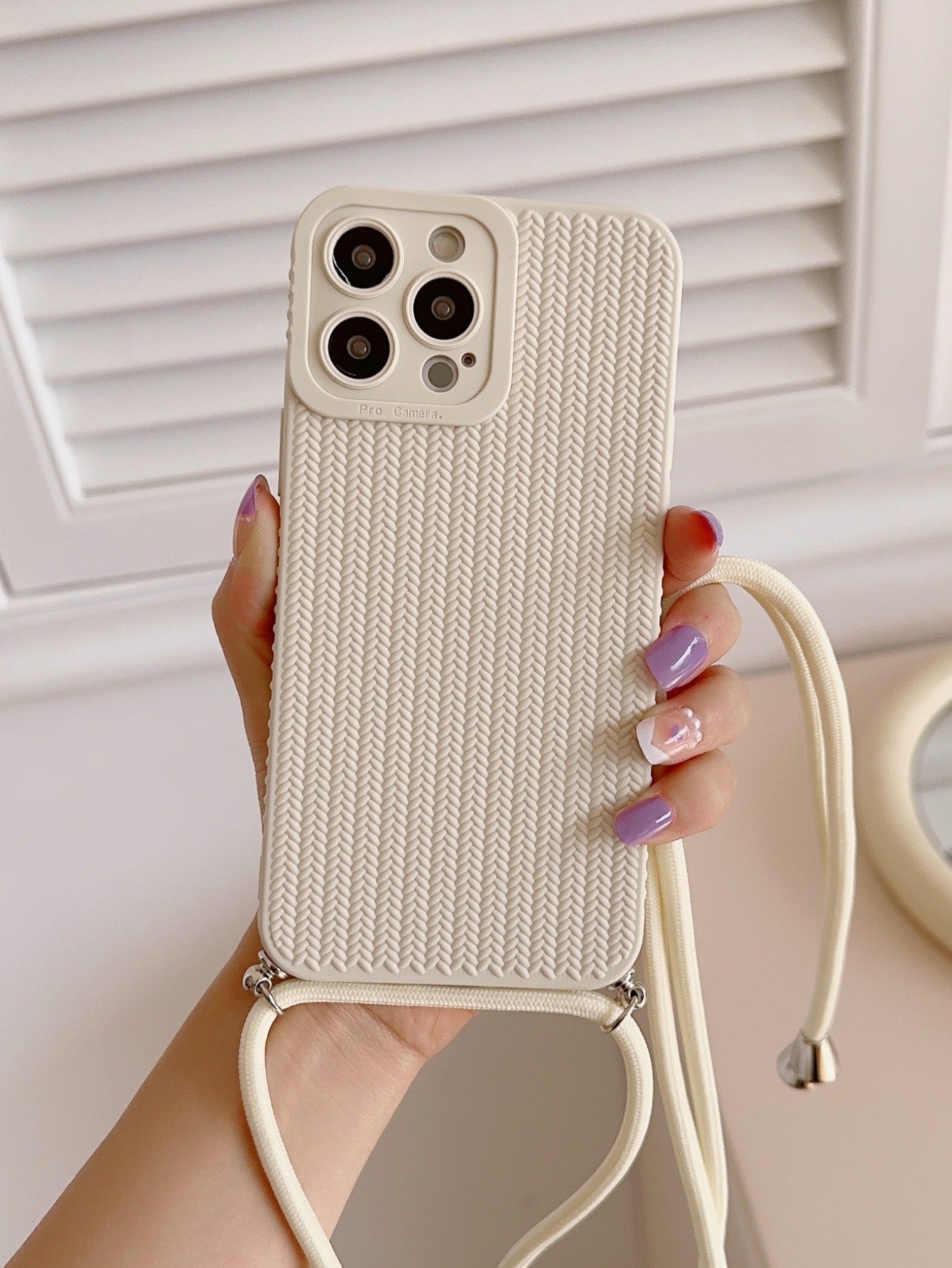 Case iPhone Strap Weave